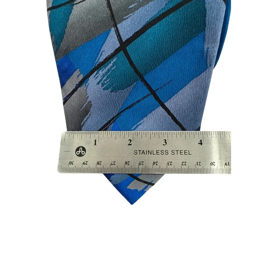 Paul Fredrick Kenneth Leonard Jerry Garcia Silk Geometric Pattern‎ Ties Lot